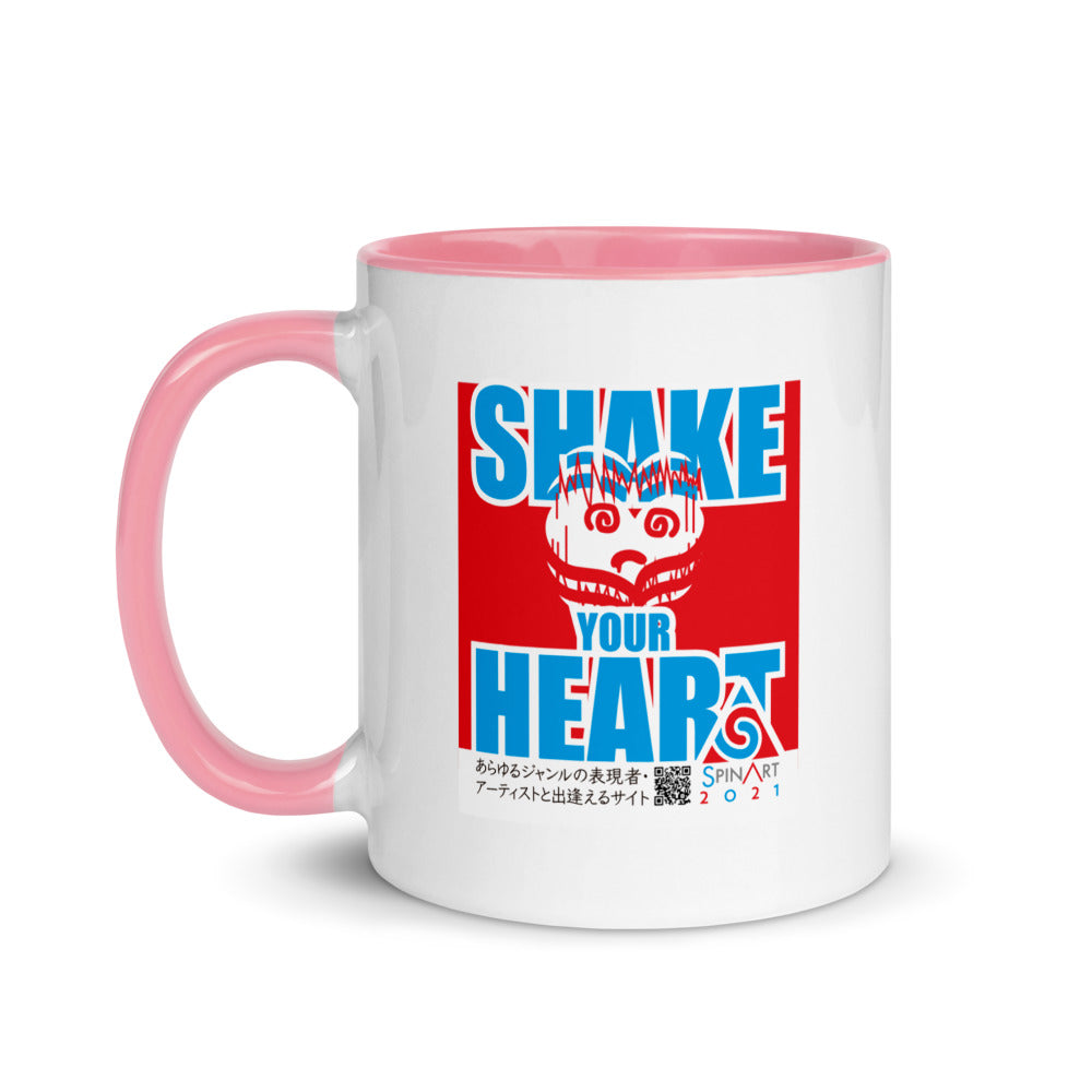 Spinart / SHAKE YOUR HEART [内側色付き2トーンマグカップ]